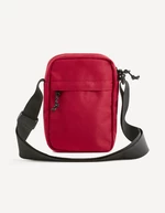 Red men's shoulder bag Celio Bizance