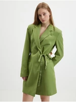 Green Ladies Wrap Minidress VILA Mya - Ladies