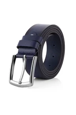 Polo Air Genuine Men's Leather Belt Navy Blue