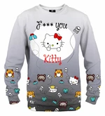 Mr. GUGU & Miss GO Unisex's Angry Kitty Black Sweater S-Pc2231