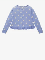 Blue Girly Polka Dot Cardigan Tom Tailor - Girls