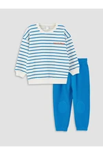 LC Waikiki Crew Neck Baby Boy Sweatshirt and Tracksuit Bottoms 2-pack.