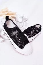 Kids Velcro Sneakers Black Avengers