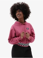 Pink Womens Hoodie VANS Boom Boom - Women