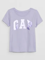 GAP Children's T-shirt with metallic logo - Girls