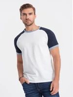 Ombre Men's cotton reglan t-shirt