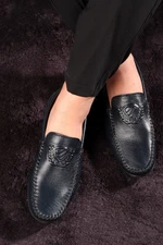 Ducavelli Zwang Genuine Leather Men's Casual Shoes, Loafers, Lightweight Shoes, Genuine Leather Loafers.