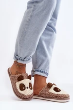 Warm Women's Slippers Brown Priseth