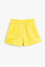 Koton Embroidered Shorts with Elastic Waist.