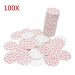 100Pcs 20 to 38mm Press Seal Cap Liner Foam Safety Tamper Seals for Jar Lid Bottle