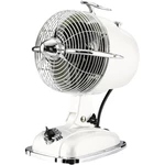 CasaFan RetroJet stolný ventilátor 24 W (Ø x v) 18.2 cm x 32 cm biela, chróm