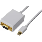 Digitus AK-340407-001-W DisplayPort / VGA adaptér [1x mini DisplayPort zástrčka - 1x VGA zásuvka] biela  15.00 cm