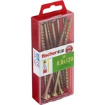 Fischer  653982 skrutka so zápustnou hlavou 6 mm 120 mm krížová dražka Pozidriv     glavanizované zinkom 10 ks