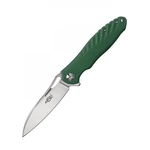 Zatvárací nôž Firebird FH71 Ganzo® – Strieborná čepeľ - Satin, Zelená (Farba: Zelená, Varianta: Strieborná čepeľ - Satin)