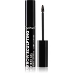 Gosh Brow Sculpting Fibre Gel gél na obočie s kefkou odtieň 002 Chestnut 8 ml