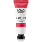 MUA Makeup Academy Blushed Liquid Blusher tekutá lícenka odtieň Razzleberry 10 ml