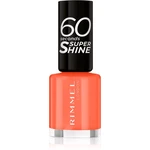 Rimmel 60 Seconds Super Shine lak na nechty odtieň 404 Ora-ngy Vibe 8 ml