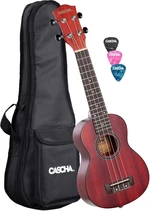 Cascha HH 2263 Premium Ukulele soprano Red