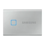 Samsung SSD T7 Touch, 500GB, USB 3.2 - sebesség 1050/1000 MB/s (MU-PC500S/WW), Silver - PC