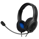 Headset PDP LVL40 pro PS4/PS5 (051-108-EU) čierny herné slúchadlá • kompatibilné s konzolami PlayStation 4, PlayStation 5 • 3,5 mm Jack • obojstranne 