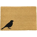 Rohožka z prírodného kokosového vlákna Artsy Doormats Bird, 40 x 60 cm