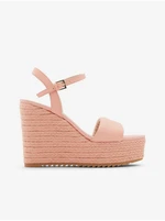 Apricot Women's Leather Wedge Sandals ALDO Jeigh - Women