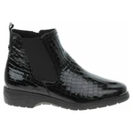 Dámske poločižmy Caprice 9-25355-29 black croco pa. 42