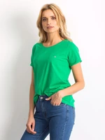 Green transforming T-shirt