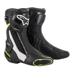 Dámské moto boty Alpinestars SMX Plus 2 černá/bílá/žlutá fluo  černá/bílá/žlutá fluo  38