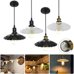 85-245V Modern Vintage Industrial Retro Loft Iron Cage Ceiling Lamp Shade Pendant Light Without Bulb