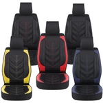 1PCS Universal Car Seat Full Cover PU Leather Cushion Non-slip Protector Mat