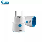 2Pcs NEO COOLCAM Z-wave NAS-WR01ZE EU Smart Power Plug Socket Home Automation Alarm System Home Compatible With Z-Wave 3