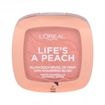 L´Oréal Paris Wake Up & Glow Life´s a Peach 9 ml tvářenka pro ženy 01 Peach Addict