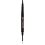 Makeup Revolution Duo Brow Definer precízna ceruzka na obočie odtieň Dark Brown 0.15 g