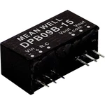 Mean Well DPB09B-15 DC / DC menič napätia, modul   300 mA 9 W Počet výstupov: 2 x