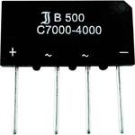 TRU COMPONENTS TC-B40C3700A mostíkový usmerňovač SIL-4 80 V 3.7 A jednofázové