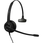 plusonic 6337-10.1P headset pre softvérový telefón s USB káblový na ušiach čierna