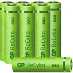 GP Batteries ReCyko+ HR03 mikrotužkový akumulátor typu AAA  Ni-MH 850 mAh 1.2 V 8 ks