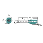 Weidmüller 9202820000 dutinka 0.75 mm² čiastočne izolované biela 500 ks