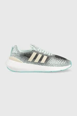 Sneakers boty adidas Originals Swift Run tyrkysová barva