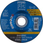 PFERD 62012630 E 125-1,9 PSF DUO STEELOX brúsny kotúč lomený  125 mm 22.23 mm 10 ks