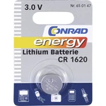 Conrad energy CR1620 gombíková batéria  CR 1620 lítiová 60 mAh 3 V 1 ks