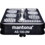 Mantona mantona AS-100-2M Schnellwechselplatte doska pre rýchlu výmenu Vonkajší závit=1/4", 3/8"