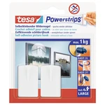 tesa POWERSTRIPS® tesa® Powerstrips obrázkový necht  biela Množstvo: 2 ks