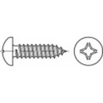 Čočkové šrouby do plechu TOOLCRAFT TO-5435235, N/A, 3.5 mm, ocel, 100 ks