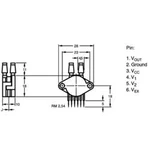 Senzor tlaku NXP Semiconductors MPX5100 DP, MPX5100DP, 0 kPa do 100 kPa, do DPS