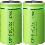 Akumulátor velké mono D Ni-MH GP Batteries ReCyko+, 5700 mAh, 1.2 V 2 ks