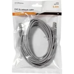 Síťový kabel RJ45 Vivanco 45702, CAT 5e, 5.00 m, šedá