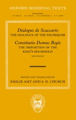 Dialogus de Scaccario, and Constitutio Domus Regis