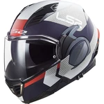 Výklopná moto přilba LS2 FF900 Valiant II Citius P/J  Gloss White Blue  XS (53-54)